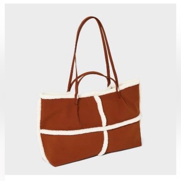 Shapes Craft Tote Handbag - Universal Thread Cognac - Picture 2 of 7